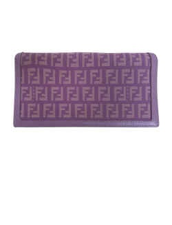 Fendi Zucca Continental Wallet, Canvas, Purple, DB, 2270-8M0000-KU8-048, 3